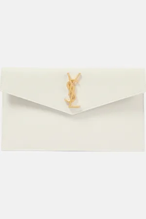 Saint Laurent Uptown leather clutch