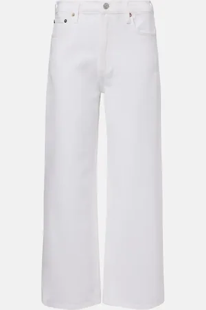 AGOLDE Harper Crop mid-rise wide-leg jeans