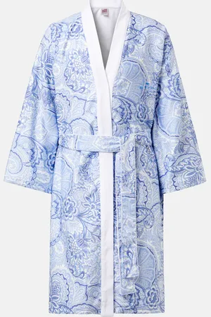 Etro Printed cotton bathrobe
