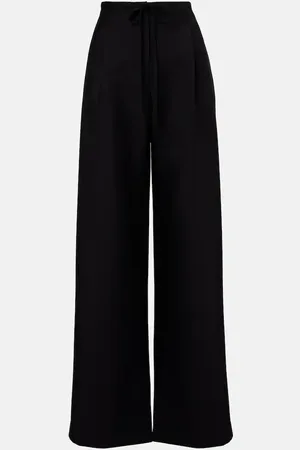 Rohe Wool and mohair wide-leg pants