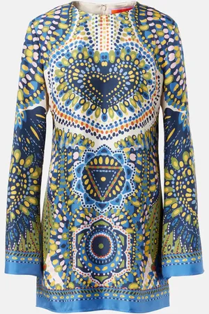 La DoubleJ Supreme Swing silk minidress