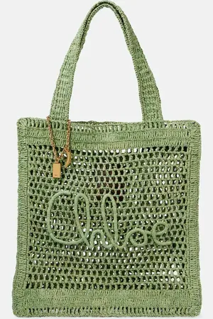 Chloé Summer Banana braided tote bag