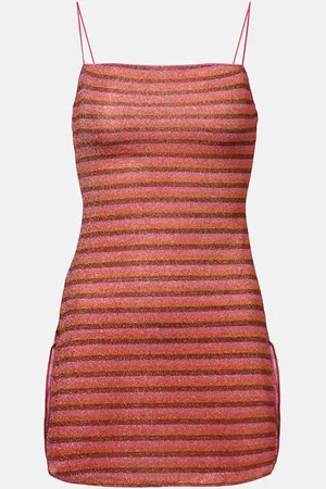 Oseree LumiÃ¨re striped minidress