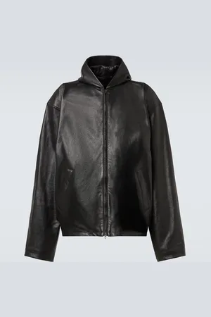 Balenciaga Hooded leather blouson