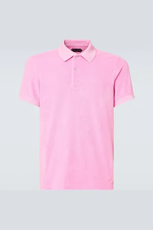 Tom Ford Cotton-blend terry polo shirt