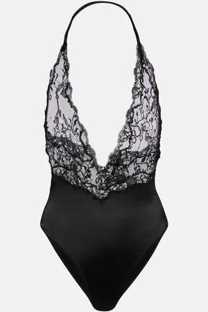 Givenchy Lace and jersey bodysuit
