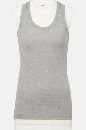 Jil Sander Set of 3 cotton tank tops