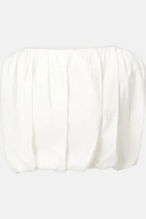 Adriana Degreas Inamorata cotton-blend crop top