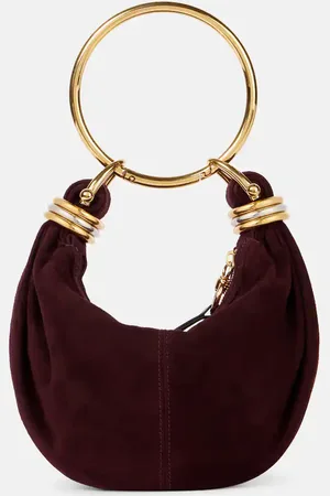 Chloé Bracelet Mini suede shoulder bag