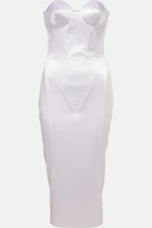 Dolce & Gabbana Strapless satin corset dress