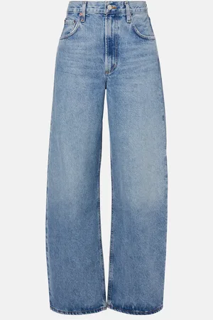 AGOLDE Low Curve mid-rise wide-leg jeans