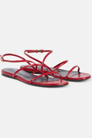 Khaite Loop leather sandals