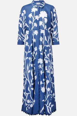 Juliet Dunn Printed cotton maxi dress