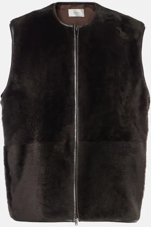 The Row Andi shearling vest