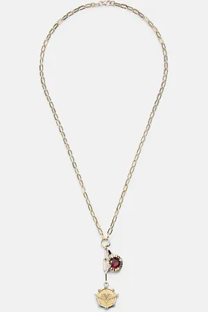 Foundrae Vivacity & Internal Compass 18kt necklace with diamonds
