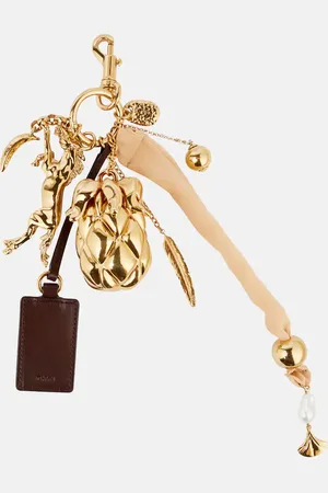 Chloé Giga Pineapple leather bag charm