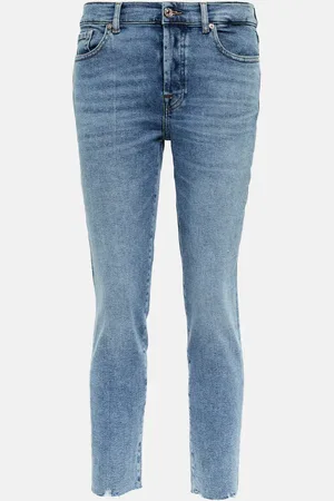 7 for all Mankind Josefina mid-rise slim jeans