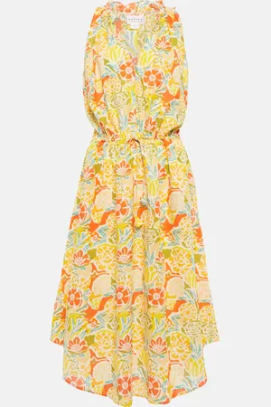 Velvet Ramona printed midi dress