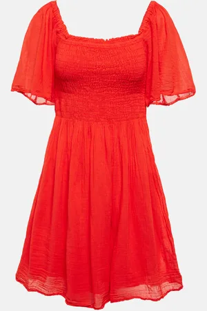 Velvet Esme cotton gauze minidress