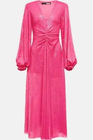 ROTATE Sequined midi dress