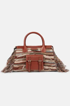 Chloé Edith Medium cashmere and leather tote