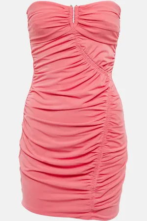 Self-Portrait Ruched minidress