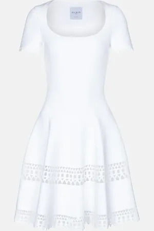 Alaïa Vienne stretch-jersey minidress
