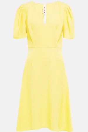 Marni V-neck midi dress