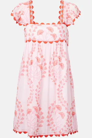 Juliet Dunn Printed cotton minidress
