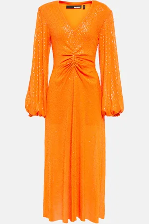 ROTATE Sequined midi dress