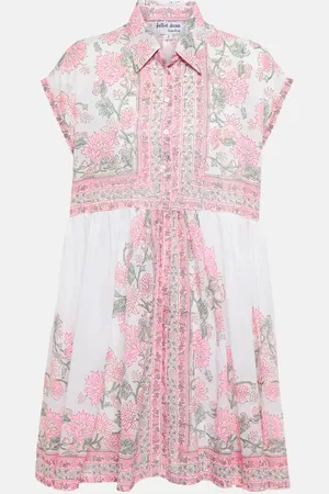 Juliet Dunn Floral cotton minidress