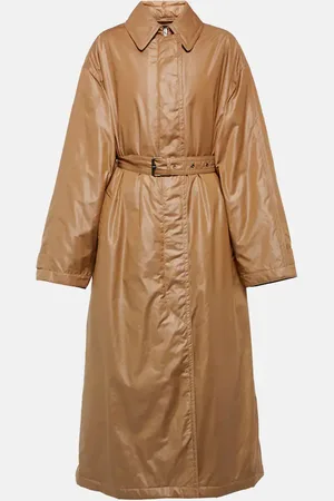 Isabel Marant Crisley oversized faux leather coat
