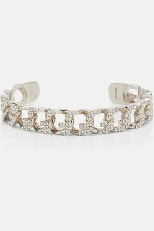 Givenchy G crystal-embellished chain bracelet