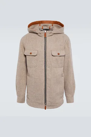 Giorgio Armani Hooded virgin wool blouson