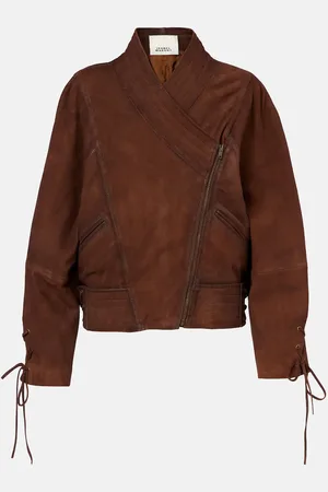 Isabel Marant Edina asymmetric suede jacket