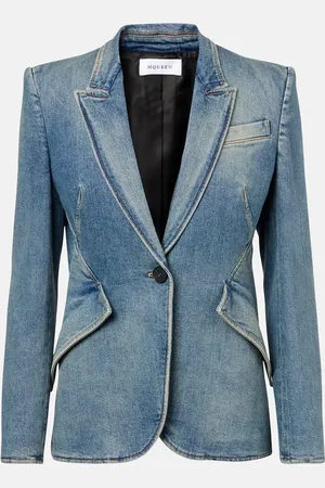 Alexander McQueen Denim blazer