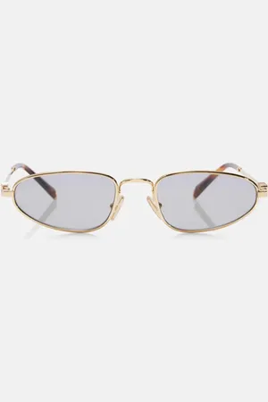 Miu Miu Logo oval sunglasses