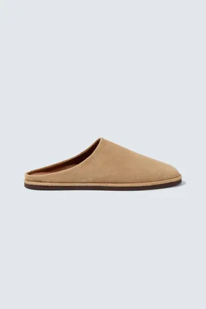 Auralee Suede mules