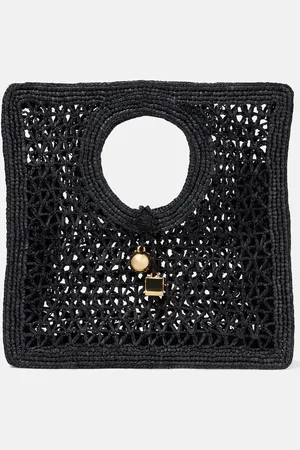 Jacquemus The Spiaggia Small raffia basket bag