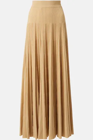 Loro Piana Luciole cashmere-blend maxi skirt