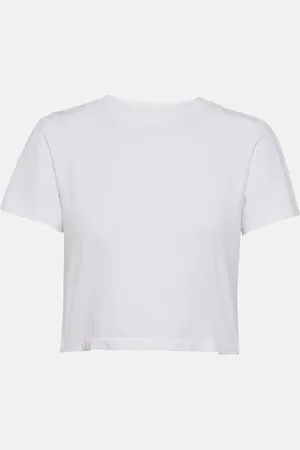 RE/DONE Cotton jersey crop top