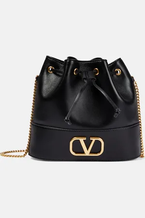 VALENTINO GARAVANI VLogo Signature Small leather bucket bag