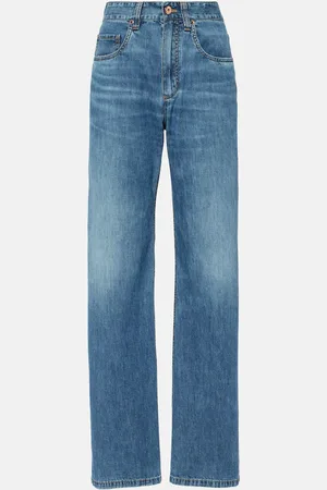 Brunello Cucinelli High-rise straight jeans