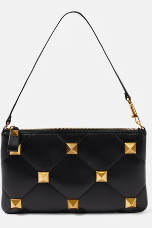 VALENTINO GARAVANI Roman Stud quilted leather pouch