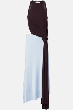 Victoria Beckham Cutout jersey midi dress