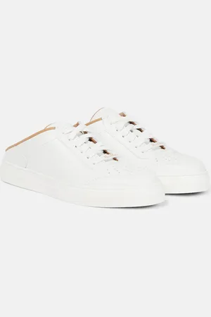 Max Mara Slide leather sneakers