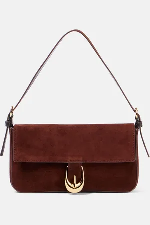 Staud Harlow suede shoulder bag