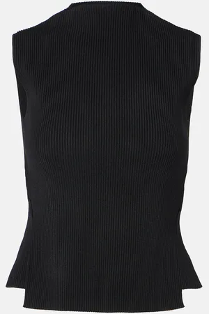 Victoria Beckham Ribbed-knit top