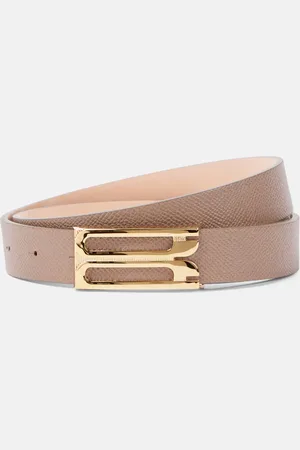 Victoria Beckham Frame leather belt