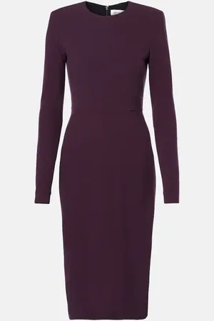 Victoria Beckham Wool-blend midi dress